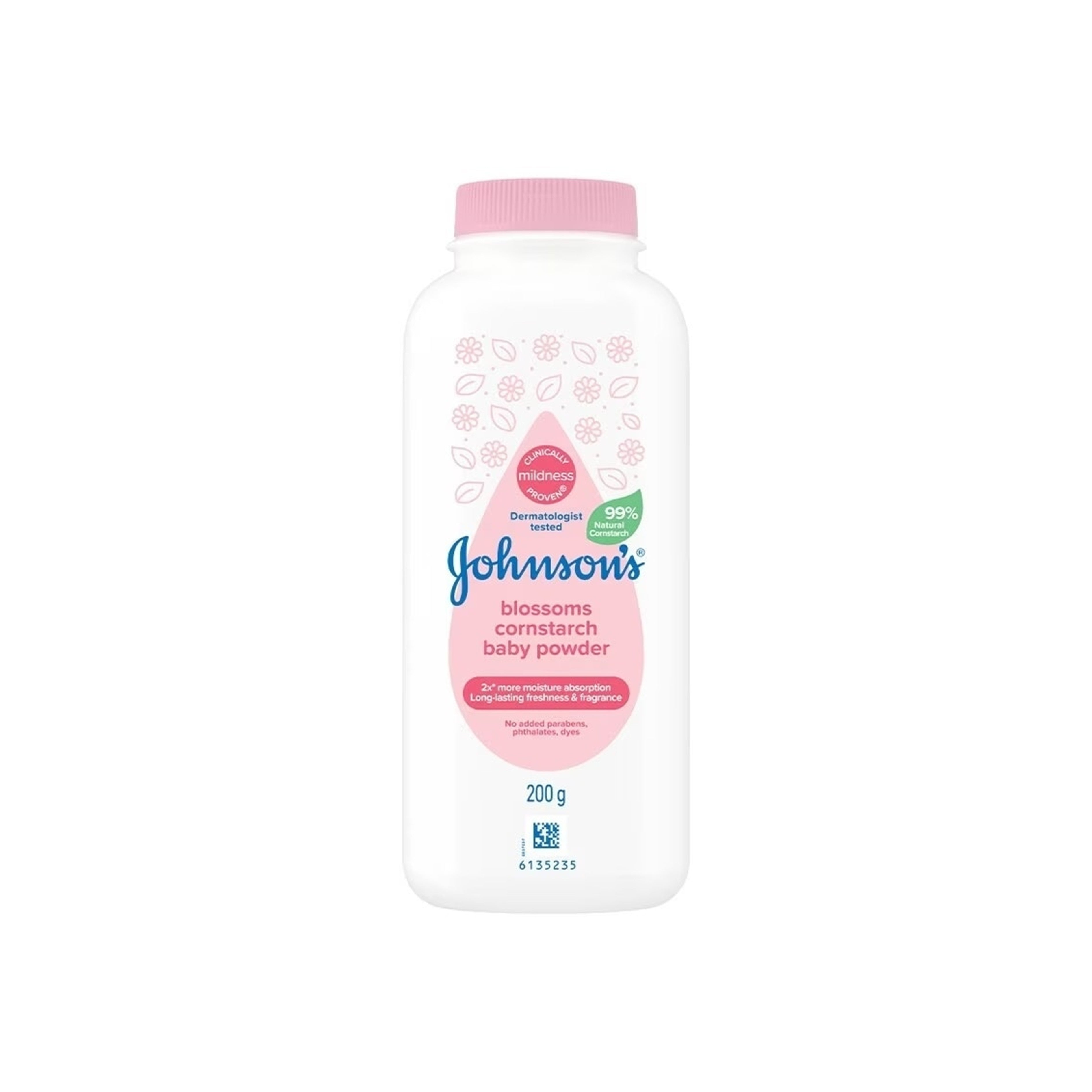 Johnson's Cornstarch Baby Powder (Blossoms) 200g