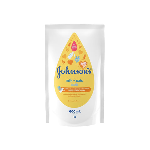 Johnson's Milk + Oats Bath (Refill) 600mL