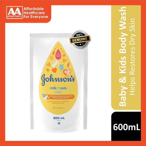 Johnson's Milk + Oats Bath (Refill) 600mL