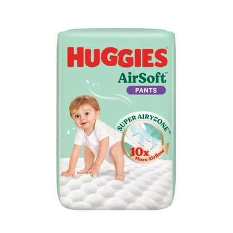 Huggies Air Soft Baby Pants Diapers Size M 46's (For 6-12kg)