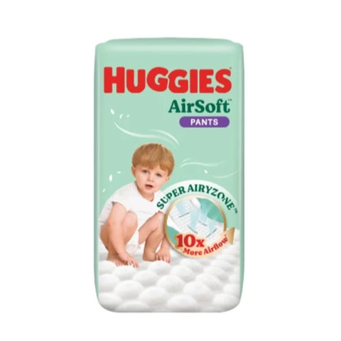 Huggies Air Soft Baby Pants Diapers Size L 36's (For 9-14kg)