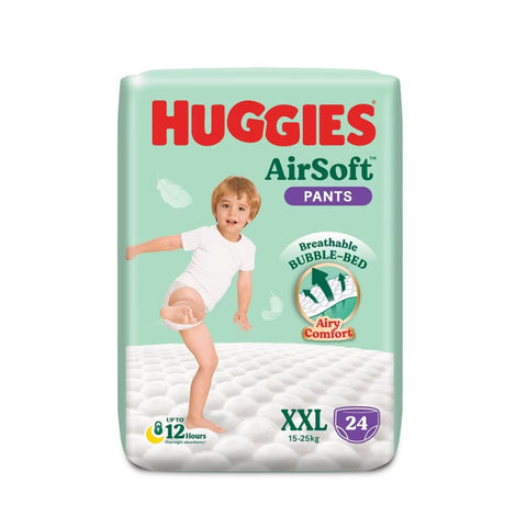 Huggies Air Soft Baby Pants Diapers Size XXL 24's (For 15-25kg)