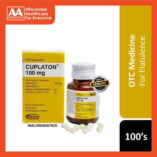 Cuplaton 100mg (Dimethicone) Capsule 100's