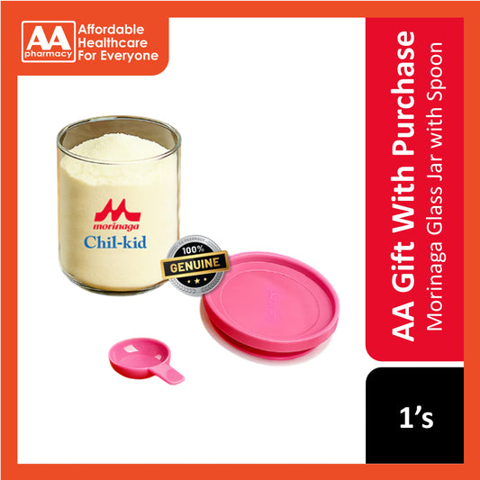 [NOT FOR SALE] AA FG: Morinaga Glass Jar with Spoon