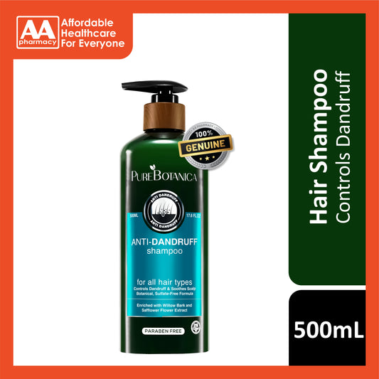 PureBotanica Anti-Dandruff Shampoo 500mL