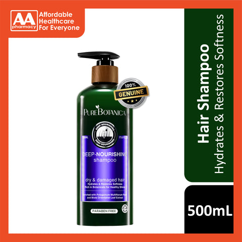 PureBotanica Deep-Nourishing Shampoo 500mL
