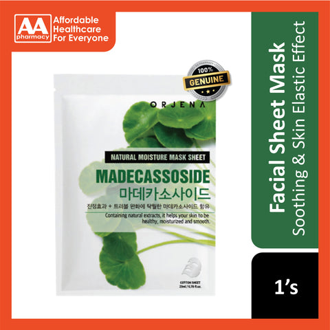 Orjena Natural Moisture Mask Sheet (Madecassoside) 1's