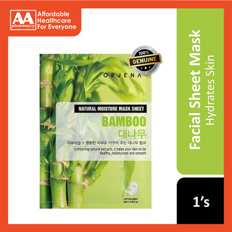 Orjena Natural Moisture Mask Sheet (Bamboo) 1's