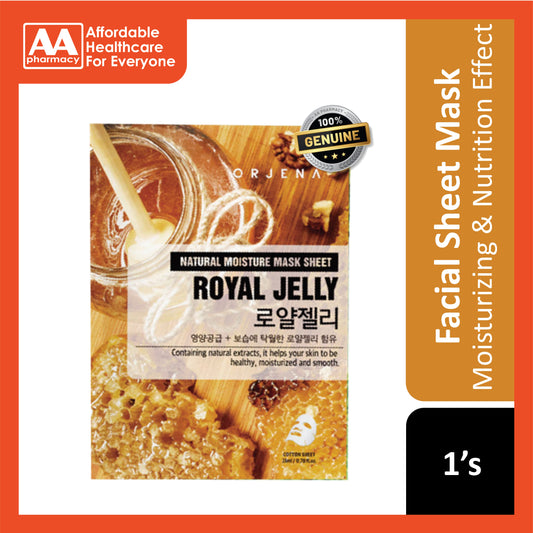 Orjena Natural Moisture Mask Sheet (Royal Jelly) 1's