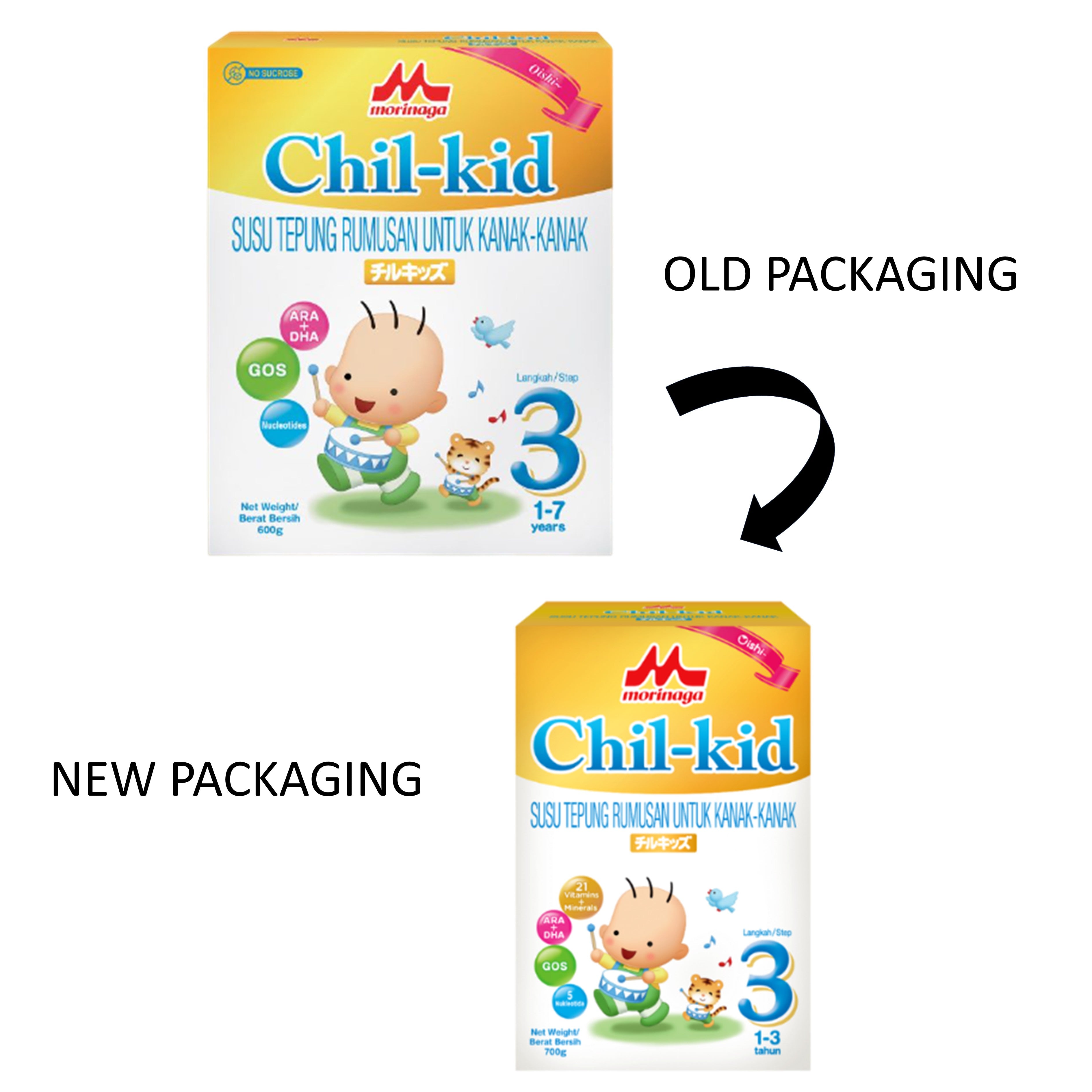 Morinaga Chil-kid Milk Formula Step 3 700g (For Children 1-3 Years)