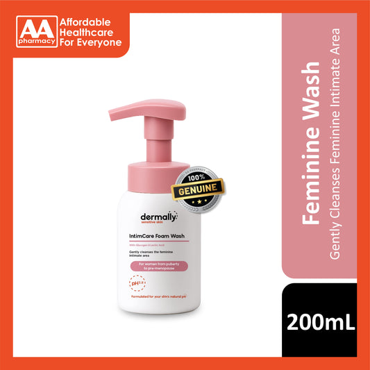 Dermally Sensitive Skin IntimCare Foam Wash 200mL