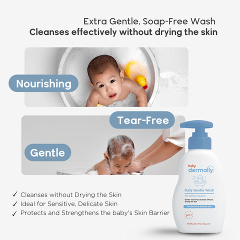 Baby Dermally Daily Gentle Wash 250mL