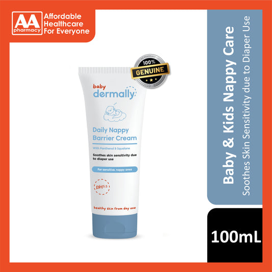Baby Dermally Daily Nappy Barrier Cream 100mL