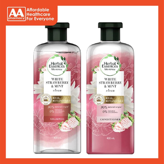 Clairol Herbal Essences Clean White Strawberry & Sweet Mint Conditioner 400mL