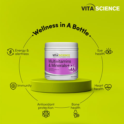 VitaScience Multivitamin and Minerals+ Tablets 120's