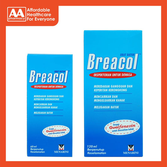 Breacol Expectorant For Adult (60mL / 120mL)