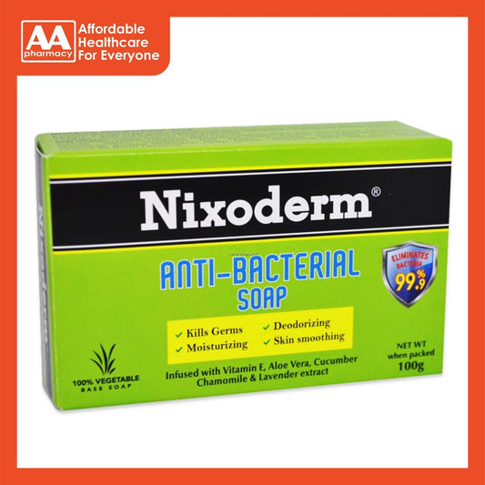 Nixoderm Anti Bacterial Soap Bar 100g