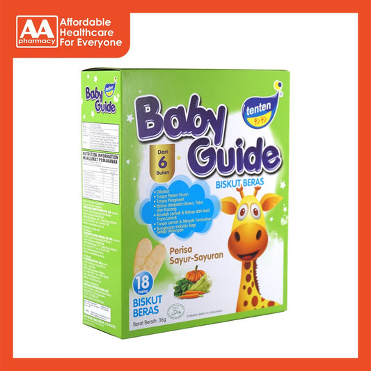 Tenten Baby Guide Rice Rusks (Vegetable) 36g