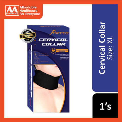 Secco Cervical Collar Support (Size S/M/L/XL)