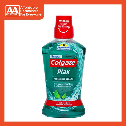 Colgate Plax Mouthwash & Rinses (2x750mL) Twinpack (Freshmint)