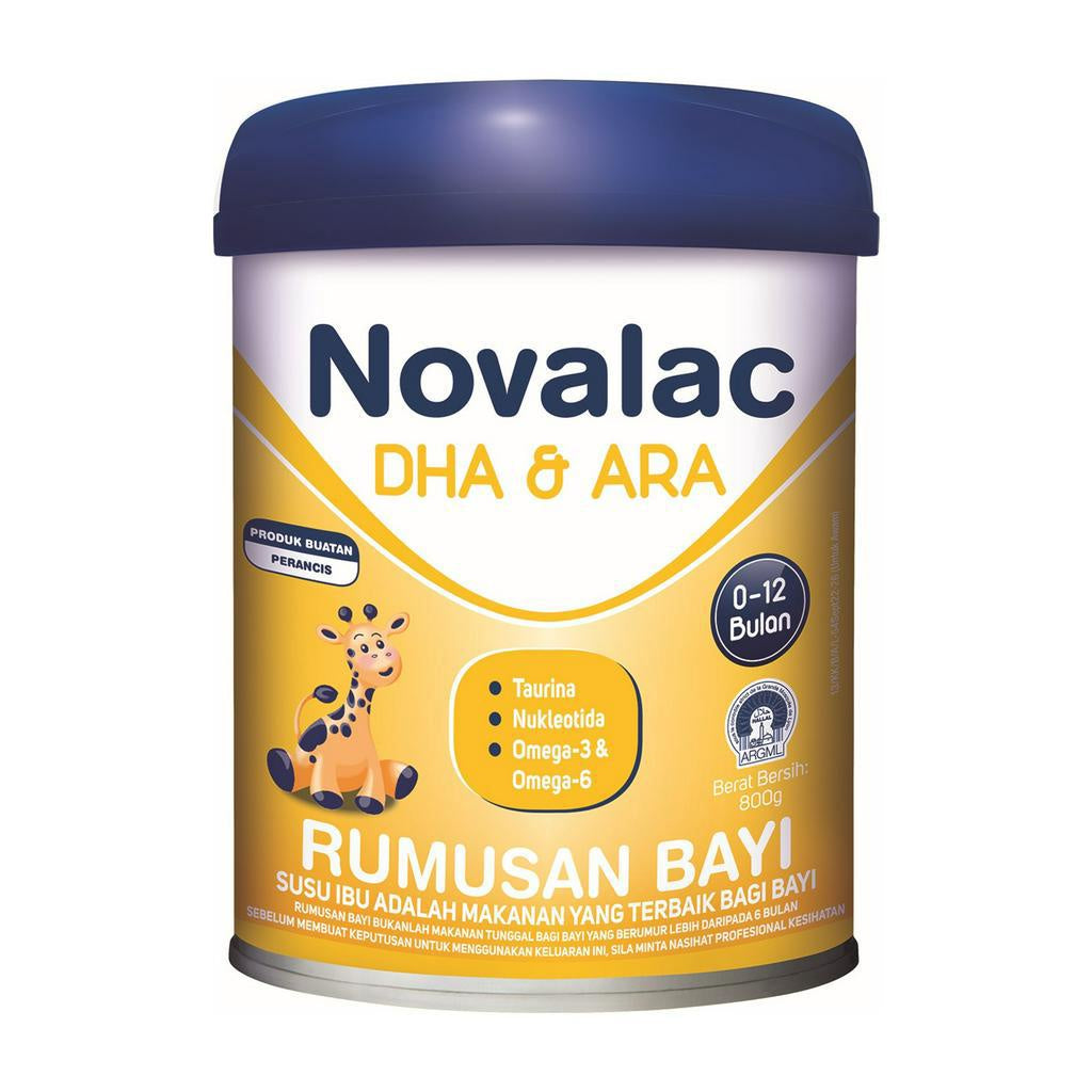 Dovalac Novalac + DHA & ARA Infant Formula 800g (0-12 months) – AA Pharmacy