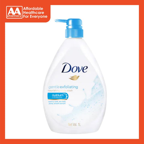 Dove Gentle Exfoliating Body Wash 1L