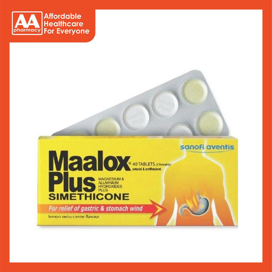 Maalox Plus Tablet 40's
