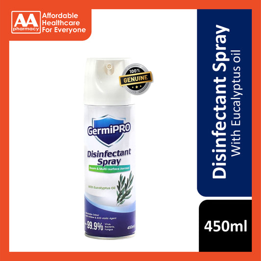 GermiPRO Disinfectant Spray 450mL (With Eucalyptus Oil)