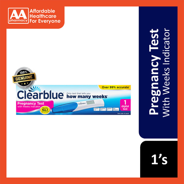 Clearblue Digital Pregnancy Test 1's – AA Pharmacy