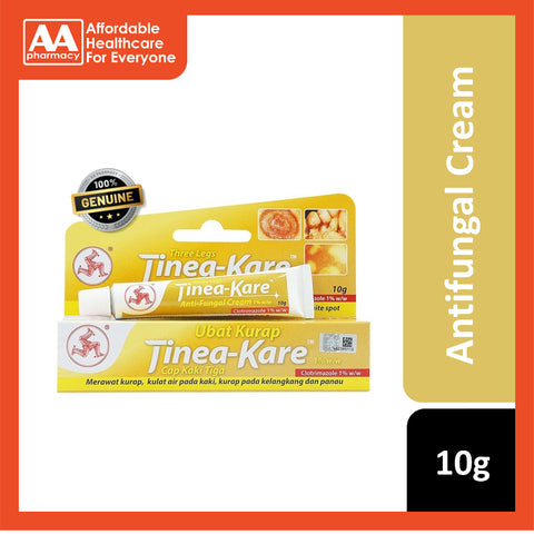 3 Legs Tinea-Kare Antifungal Cream 10g