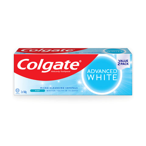 Colgate Advanced White Toothpaste 160gx2