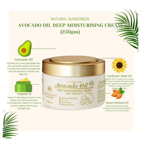 G&M Australian Creams Avocado Oil 250g