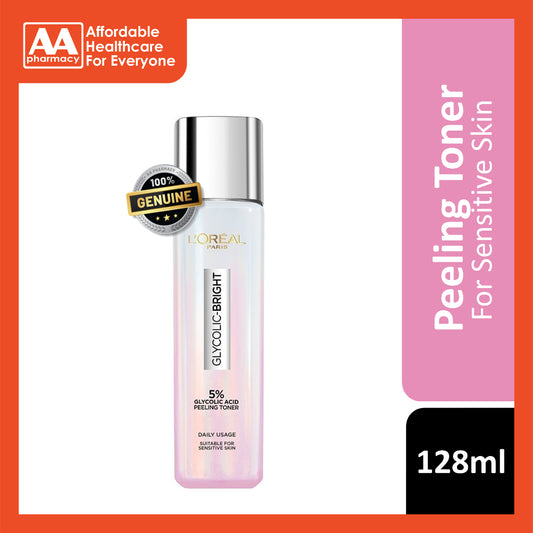 Loreal Paris Glycolic Bright Peeling Toner 128ml