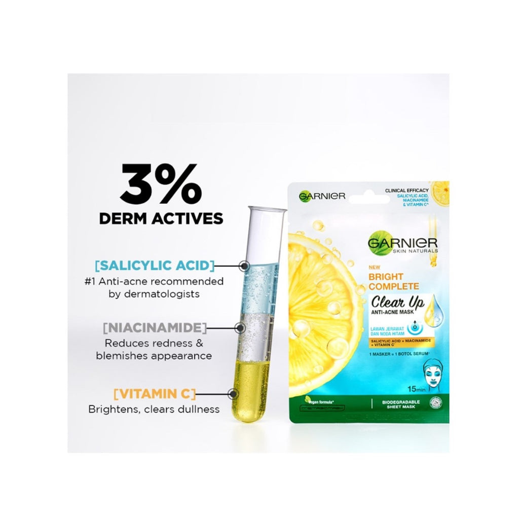 Garnier Bright Complete Clear Up Anti-Acne Mask