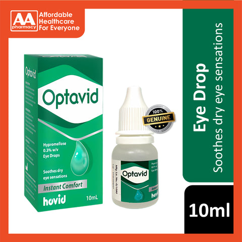 Optavid Eye Drops 10ml (Soothes Dry Eye)