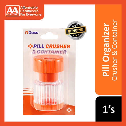 A-Dose Pill Crusher & Container 1's