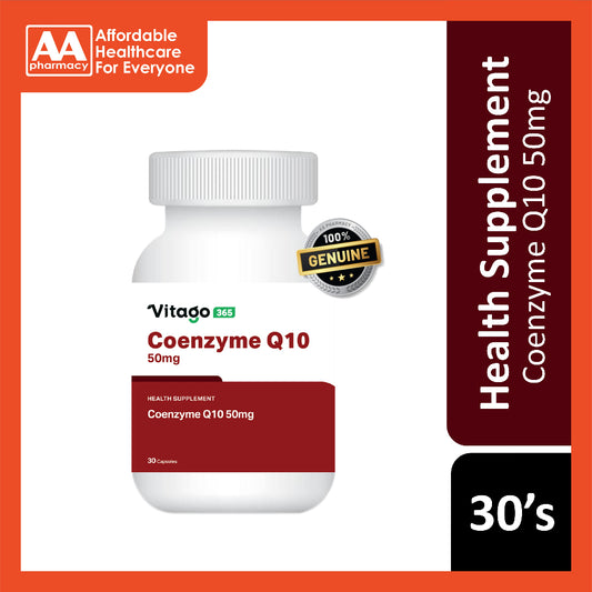 Vitago365 Coenzyme Q10 50mg Capsule 30's