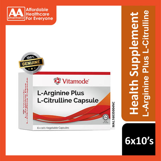 Vitamode L-Arginine Plus L-Citrulline Capsule 6x10's