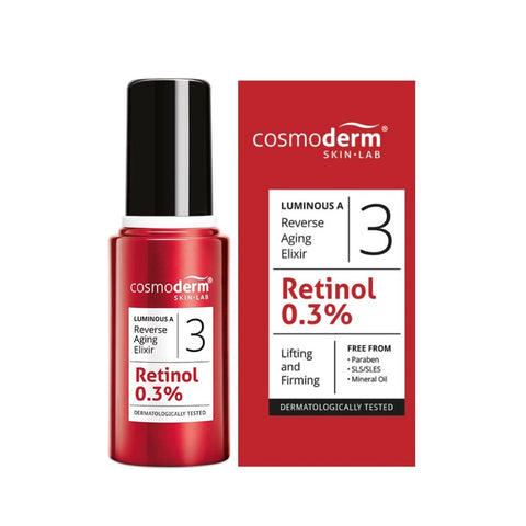 Cosmoderm Luminuos A Reverse Aging Elixir 30mL