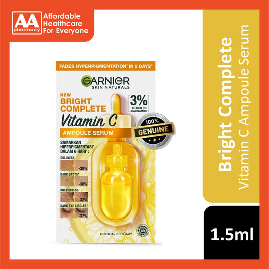 Garnier Bright Complete Vitamin C ampoule Serum 1s