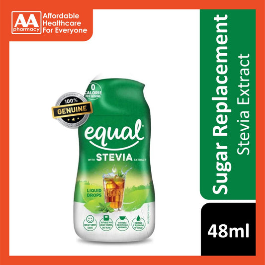 Equal Stevia Drops Contentrated Liquid Sweetener 48mL