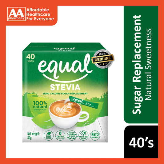 Equal Stevia Stick Sachets 40's