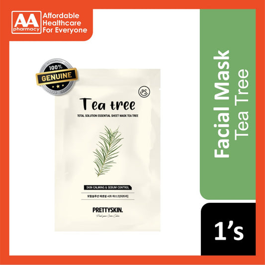 Pretty Skin Total Solution Essential Sheet Mask Tea Tree