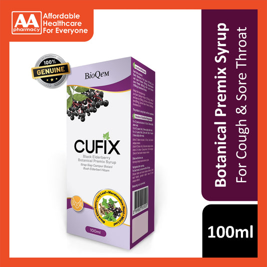 Bioqem Cufix Ivy Elderberry Syrup 100ml