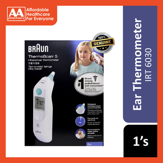 Braun Thermoscan 5 Series Thermometer Ear (IRT 6030)