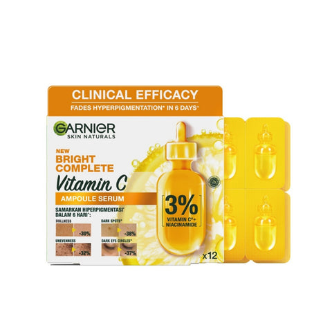 Garnier Bright Complete Vitamin C Ampoule Serum 12s