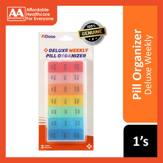 A-Dose Deluxe Weekly Pill Box (21 Compartments) 1's