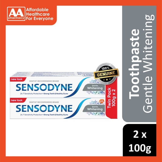 Sensodyne Gentle Whitening Toothpaste 2x100g