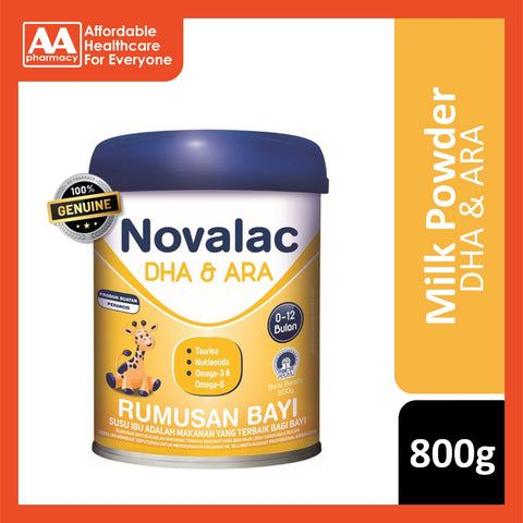 Novalac + DHA & ARA Infant Formula 800g (0-12 months)