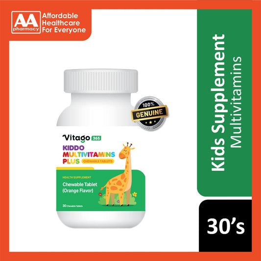 Vitago365 Kiddo Multivitamins Plus Chewable Tablet 30's